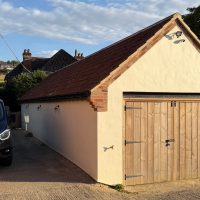 Renovated roof by Wiltshire carpenter Ginghams in Devises